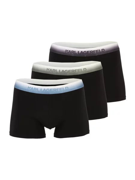 Karl Lagerfeld priliehavé boxerky pánske s elastanom čierna