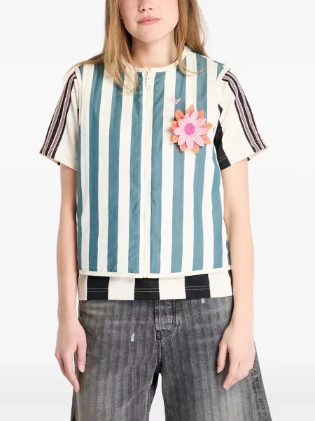 Top sport Adidas cu dungi de catifea cord tenis albastru