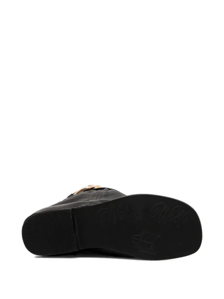 Botine Naked Wolfe cu cataramă negru