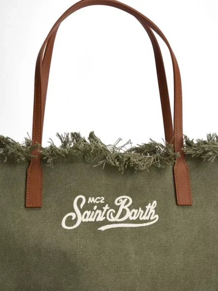 Shopper táska Mc2 Saint Barth zöld
