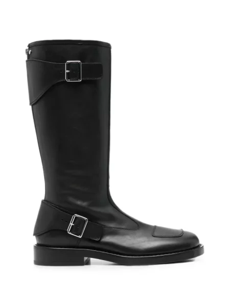 Botine Ann Demeulemeester cu cataramă negru