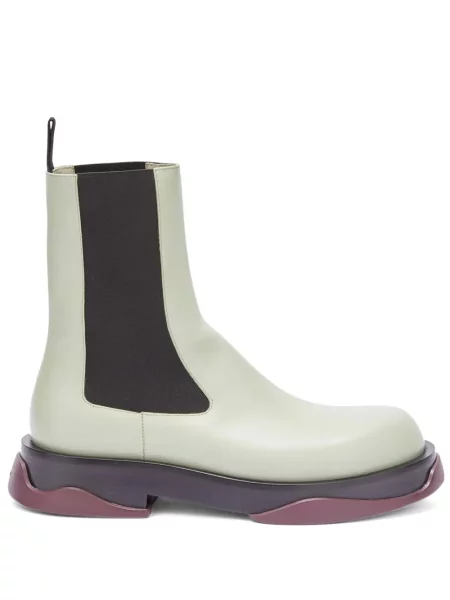 Cizme scurte Jil Sander din piele