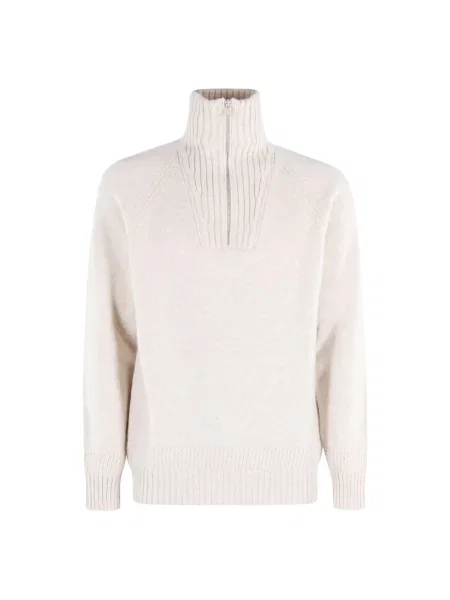 Sweter Fay wełniany biały