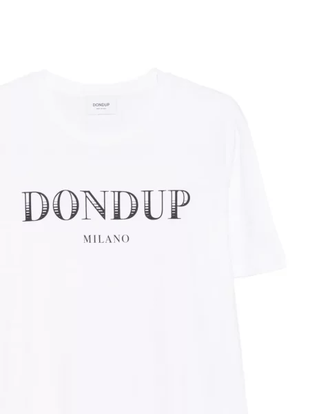 Tricou Dondup cu imagine alb