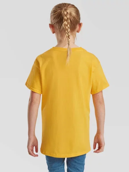 Tricou copii Fruit Of The Loom galben