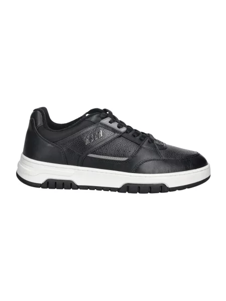 Sneakersy Msgm skórzane czarne