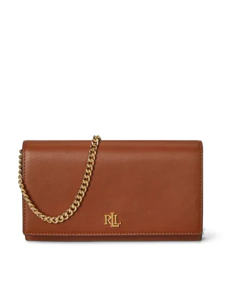 Lauren Ralph Lauren Pisemska torbica svetlo rjava
