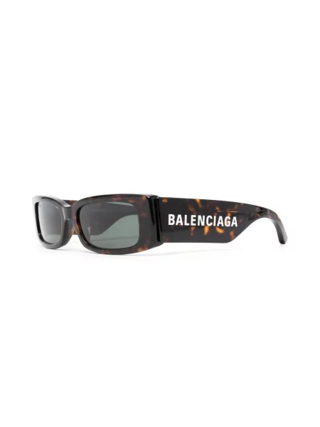 Raštuotos saulės akiniai Balenciaga Eyewear ruda