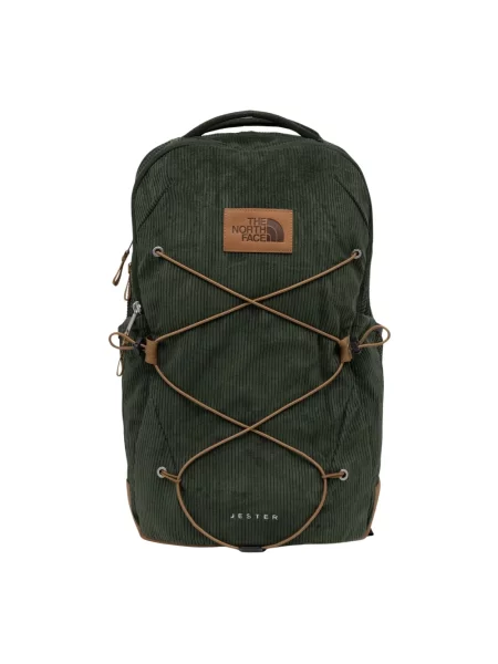 Plecak miejski The North Face Jester Pro 28 l bottle green/leather bro zielony