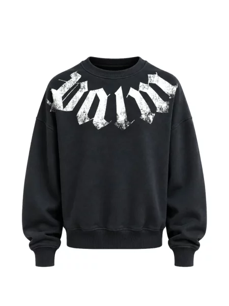 Hanorac Palm Angels cu autograf negru