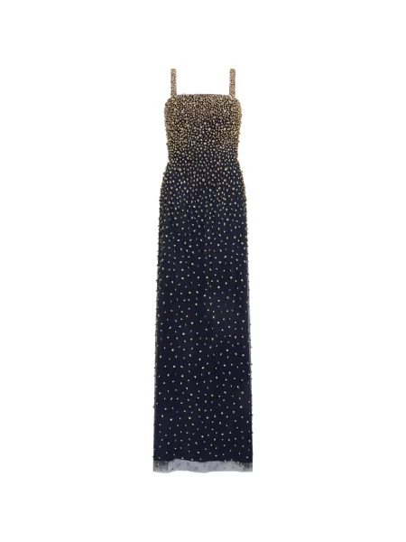 Rochie Jenny Packham de cristal albastru