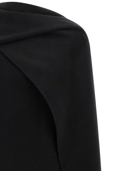 Rochie Khaite drapată negru