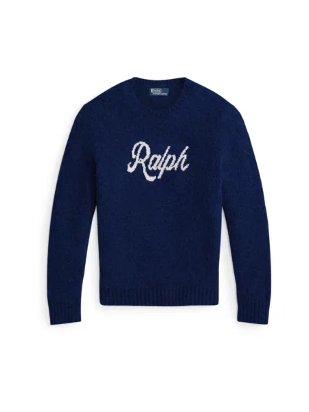 Sweter Polo Ralph Lauren wełniany niebieski