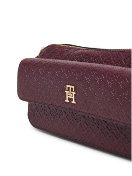 Torbica Tommy Hilfiger Th Icon Camera Bag Mono Tamnocrvena