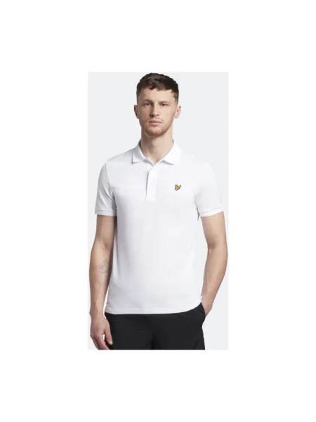 Koszulka polo Lyle & Scott biała