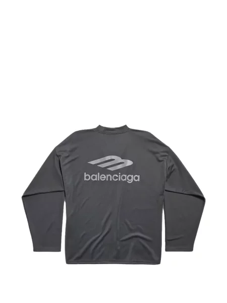Lung tricou Balenciaga gri