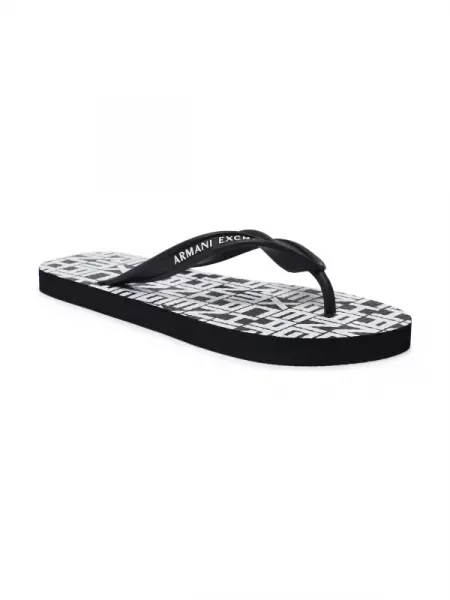 Șlapi Armani Exchange negru