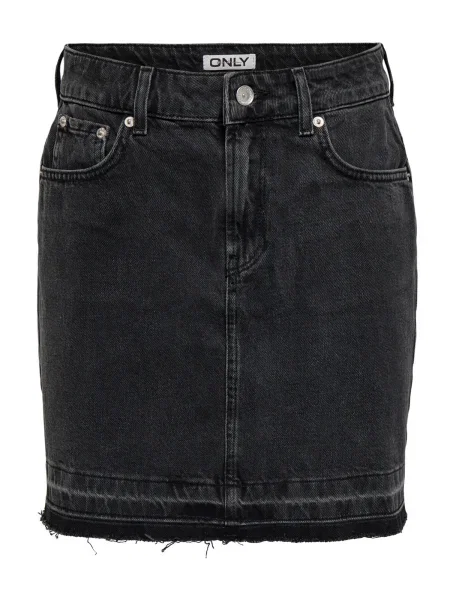 ONLY Fustă ONLNELIA denim negru