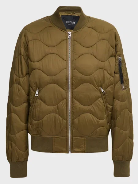 Бомбер Replay зелений