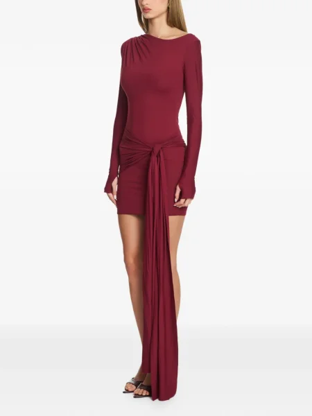 Rochie maxi Axel 113 lungă de costum roșu