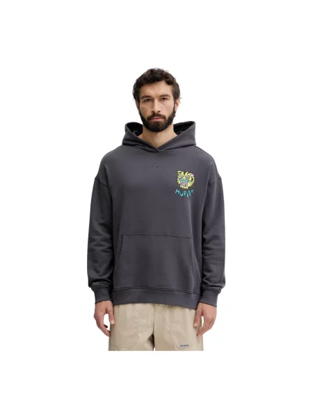 Bluza z kapturem Hurley szara