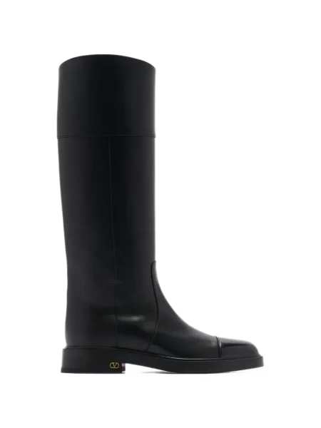 Botine Valentino Garavani din piele negru