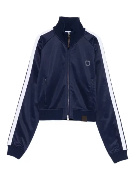 Geacă Stella Mccartney cu dungi albastru