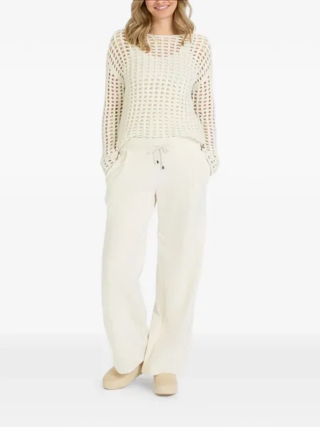 Pantaloni Juvia din fleece plisate