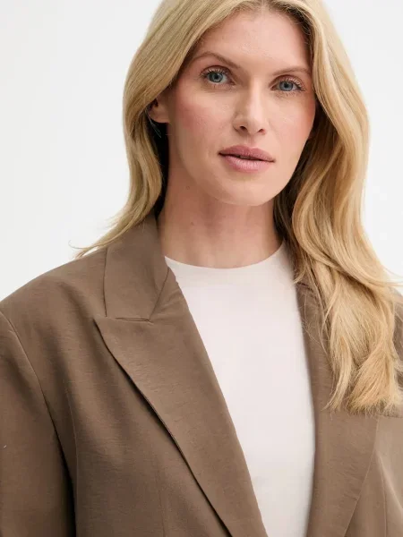 Піджак Answear.LAB oversize однотонний коричневий