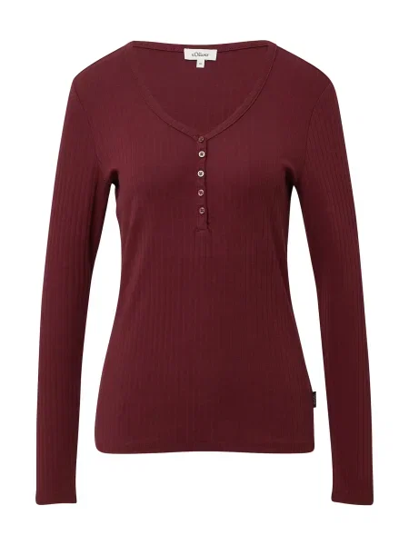 S.Oliver Tričko bordó