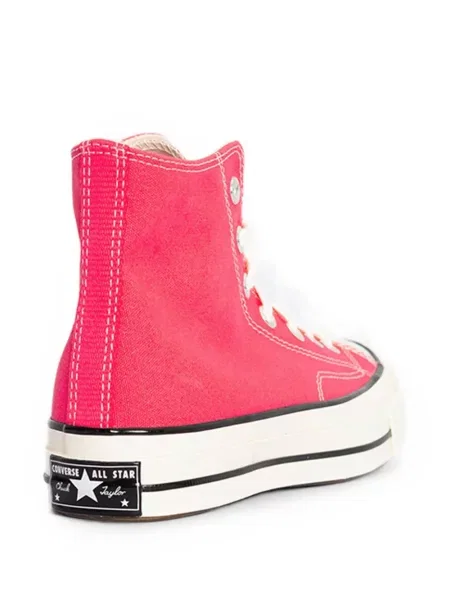 Φλοράλ sneakers Converse Chuck 70 με απλικέ ροζ