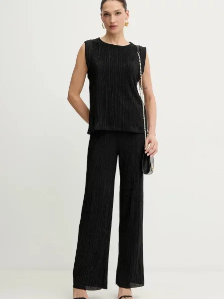 Блузка Morgan однотонна DIABOLO чорний