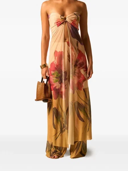 Spodnie Jbq w kwiatki z nadrukiem