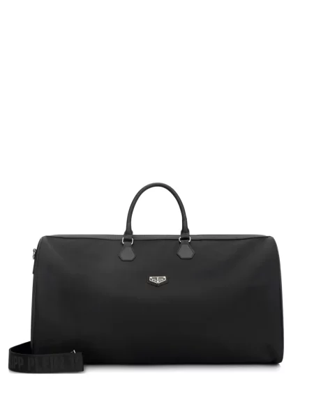 Cestovní taška Philipp Plein s autogramem černá