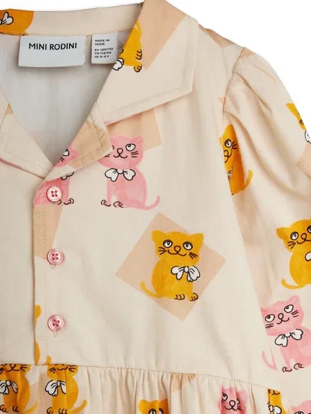 Mini Rodini розкльошена сукня Kittens