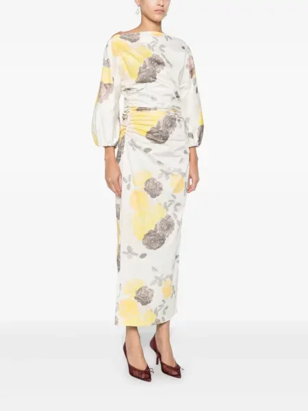 Rochie Bernadette de costum alb