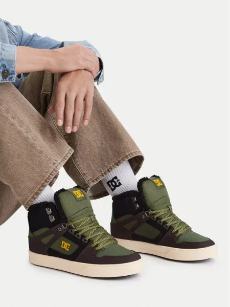Sneakersy DC Shoes zelené