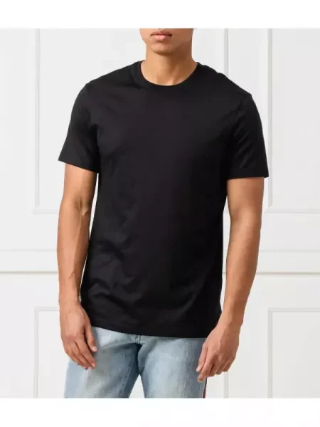 Armani Exchange tricou | pima negru