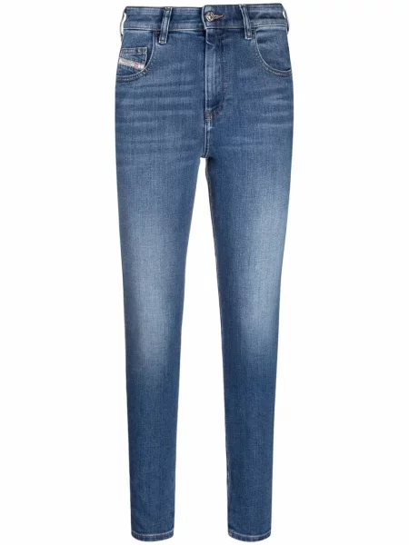 Blugi skinny Diesel SLANDY skinny fit albastru