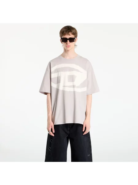 Тениска Diesel T-BOXT-BLEACH с десен сиво