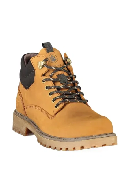 Botine Lumberjack cu șireturi din piele maro