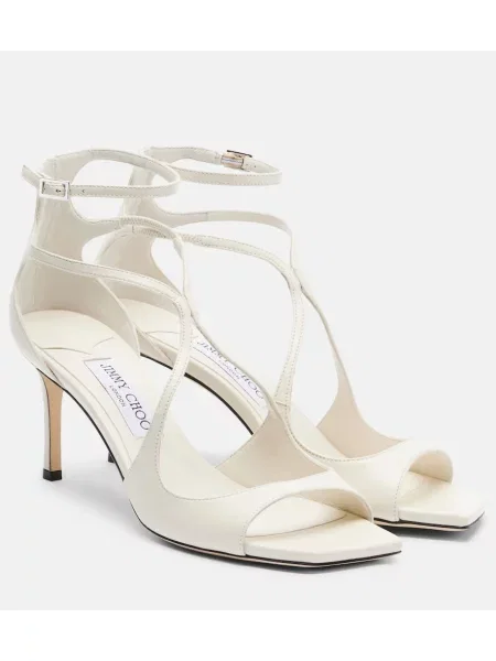 Sandale Jimmy Choo din piele alb