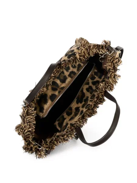 Shopper rankinė Mc2 Saint Barth su kutais leopardinė ruda