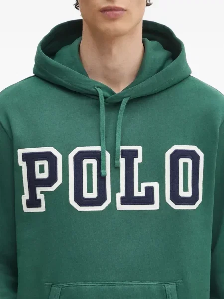 Костюм рокля тип риза Polo Ralph Lauren до коляното на райета зелено