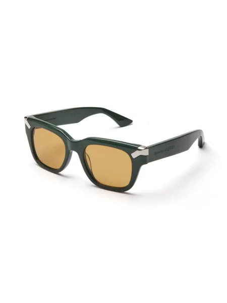 Saulės akiniai Alexander Mcqueen Eyewear žalia