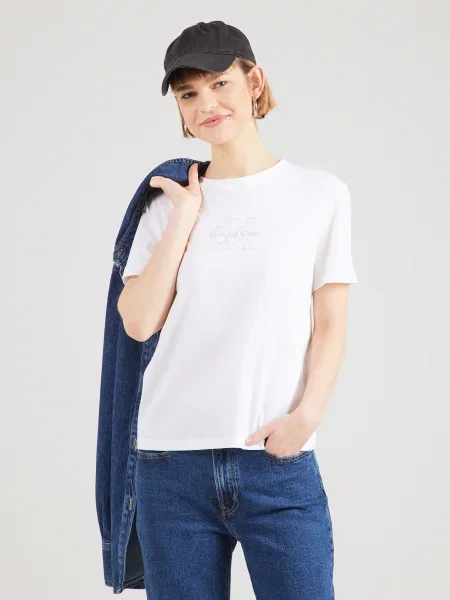 Calvin Klein Jeans Tricou alb