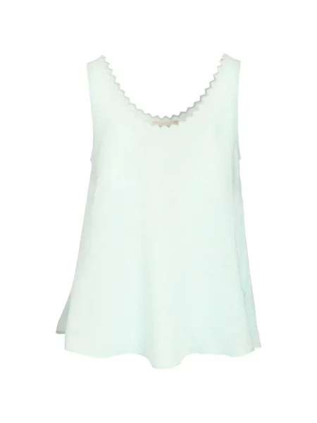 Top Forte_forte cu broderie albastru
