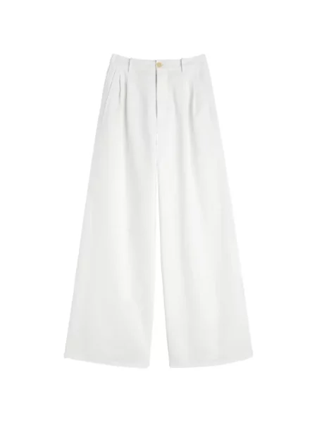 Pantaloni Jil Sander alb