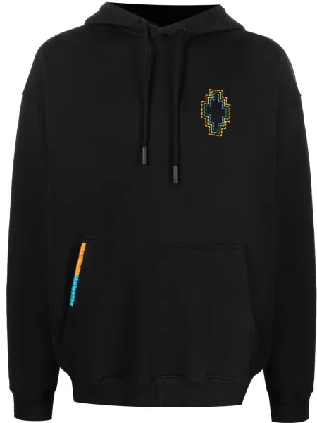 Hanorac cu glugă Marcelo Burlon County Of Milan cu broderie cu glugă negru