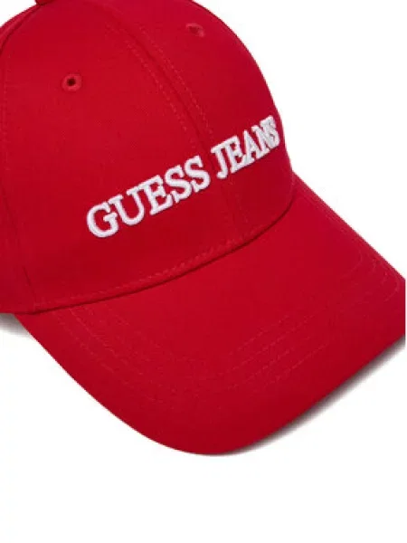 Kšiltovka Guess Jeans červená